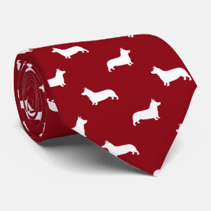 Cravate Pembroke Welsh Corgi Motif