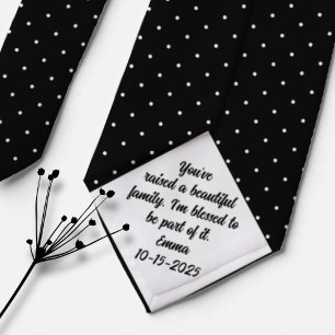 Cravate Père en droit Don de la mariée