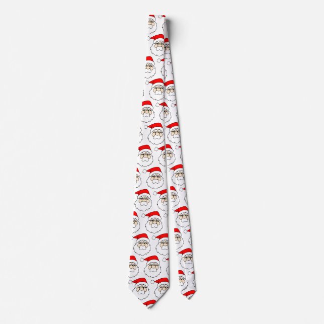 Cravate Père Noël face motif (Devant)