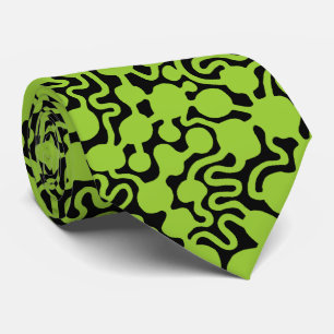 Cravate Perpetual Ant Farm v2 - Martian Green et Black