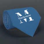 Cravate Personalized Custom Made Monogrammed<br><div class="desc">Personalized Custom Made Monogrammed tie by Ricaso - add your own monogram / initial and name to this customizable neck tie (available in other colors in store)</div>