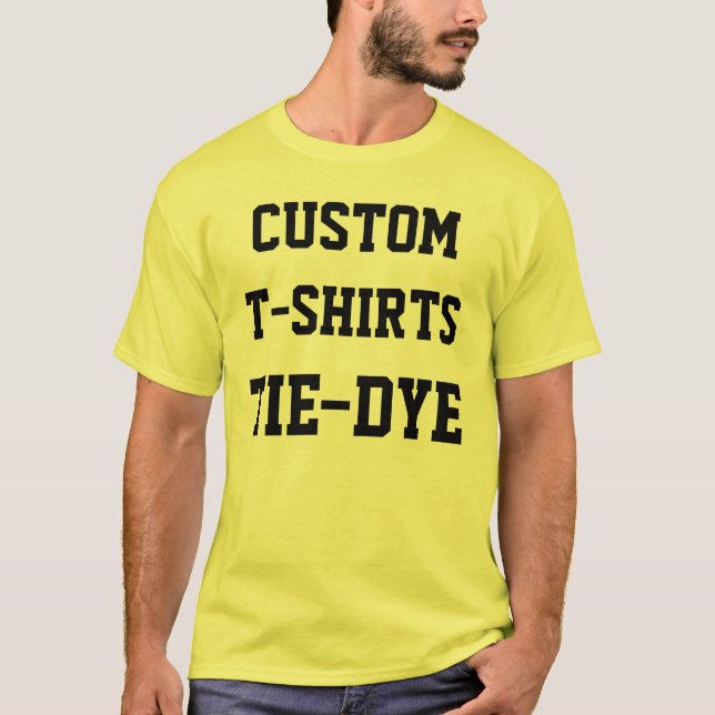CRAVATE personnalisée pour hommes - T-SHIRT DYE T- (Devant)