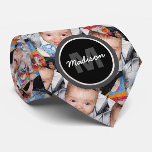 Cravate Personnaliser Votre motif photo Monogramme personn