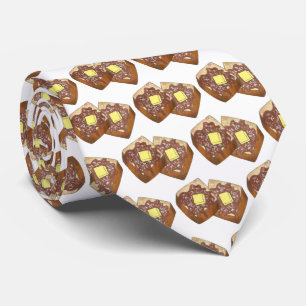 Cravate Petit déjeuner Français Beurre de pain et sirop Pe