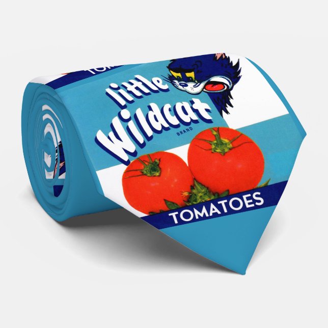 Cravate Petite caisse de tomate Wildcat imprimer étiquette (Roulé)
