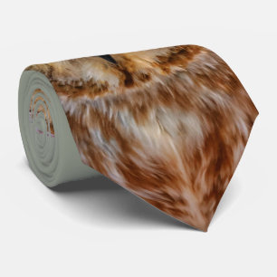 Cravate Petite Chouette blanche de Vache du Nord