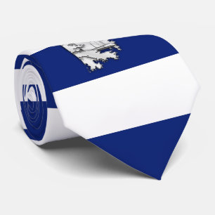 Cravate Phare de Chrome sur Nautical bleu marine Stripes