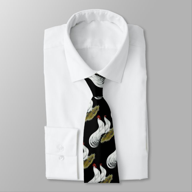 Cravate Phoenix : Paire blanche (Attaché)
