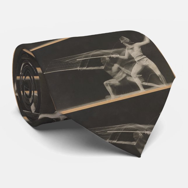 Cravate Photographie vintage de tache floue de mouvement (Roulé)