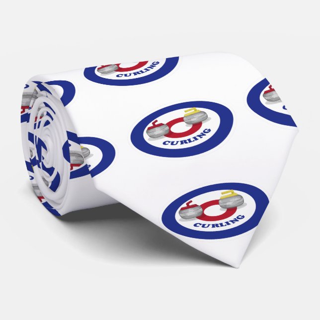 Cravate Pierre de curling (Roulé)