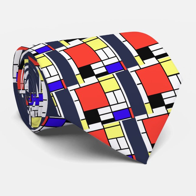 Cravate Piet Mondriaan (Roulé)
