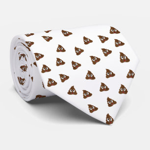 Cravate Pile de Poo emoji souriants poops