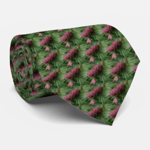 Cravate Pine Cones And Pine Needles Nature Pattern