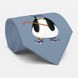 Cravate Pingouin de hockey