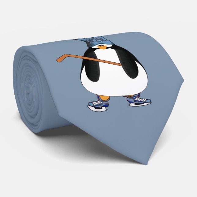 Cravate Pingouin de hockey (Roulé)