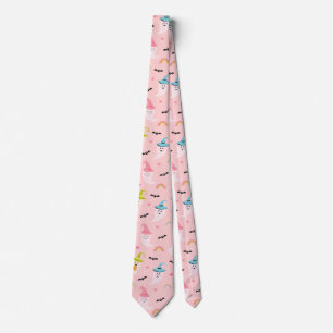 Cravate Pink Halloween Necktie Fun Halloween Tie