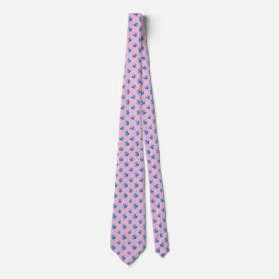 Cravate Pink Ties For Men Blue Tree Frogs