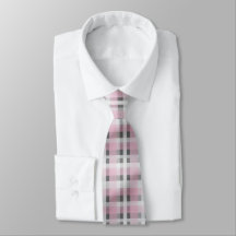 Pink White Grey Plaid Pattern – Trendy Tartan