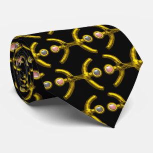 Cravate PISCES, Bijou d'anniversaire de Zodiaque d'or, Noi