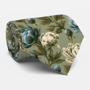 Cravate Pivoines Fleur Petit Ami Jardin Mariage