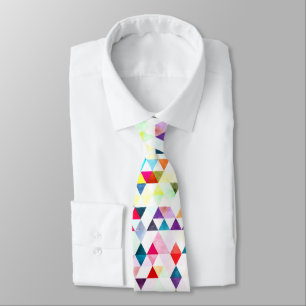 Cravate PixDezines Boho Géométrique/triangles ajustables