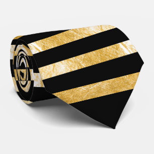 Cravate PixDezines do-it-yourself couleurs/faux or/noir