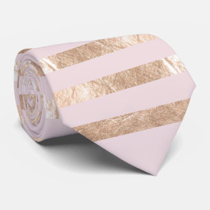 Cravate PixDezines faux rose or/champagne/blush/couleurDIY