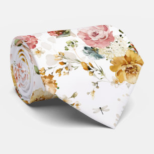 Cravate PixDezines H2 Fall Garden Flowers