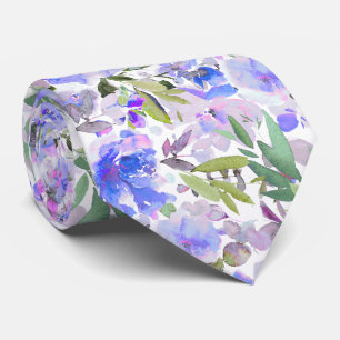 Cravate PixDezines H2 Fleurs d'Été Teintes Vives