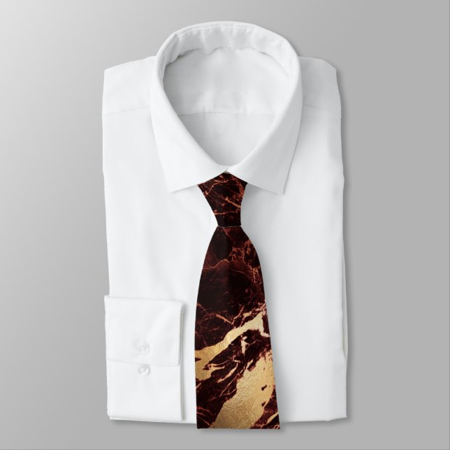 Cravate PixDezines Masala Red Marble Slab+Dalles de marbre (Attaché)