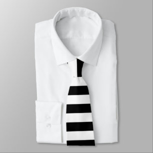 Cravate PixDezines RAYURES NOIR+BLANC/COULEUR DIY
