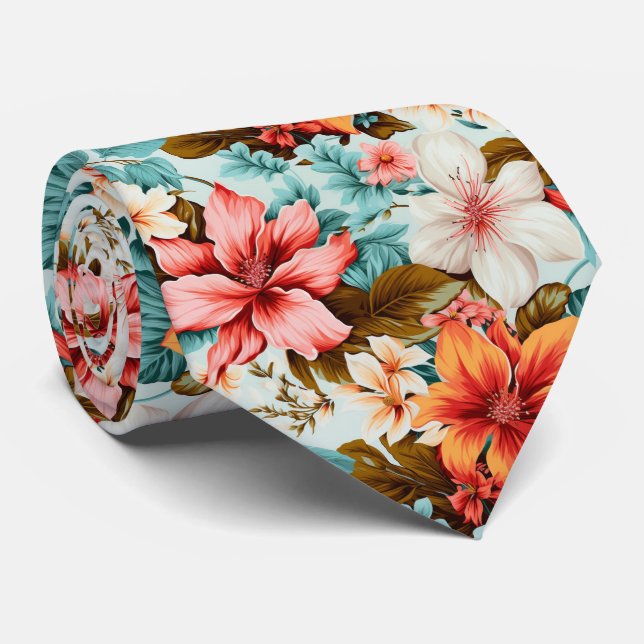 Cravate Plage de Waikiki (Roulé)