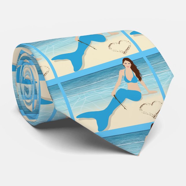 Cravate Plage Mermaid Valentine Thunder Cove (Roulé)