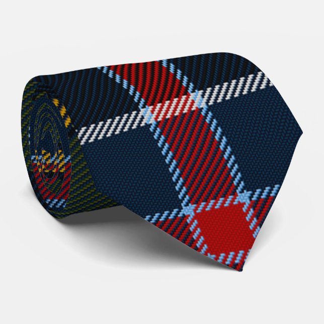 Cravate Plaid Tartan Culloden (Roulé)