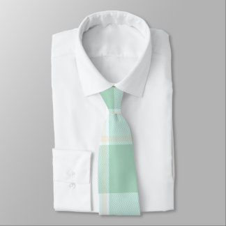 Cravate Plaid vert en bon état