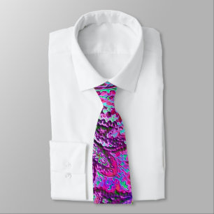 Cravate Plain Paisley 4 deux côtés
