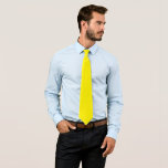 Cravate Plaine solide simple jaune<br><div class="desc">Cravate simple uni jaune</div>