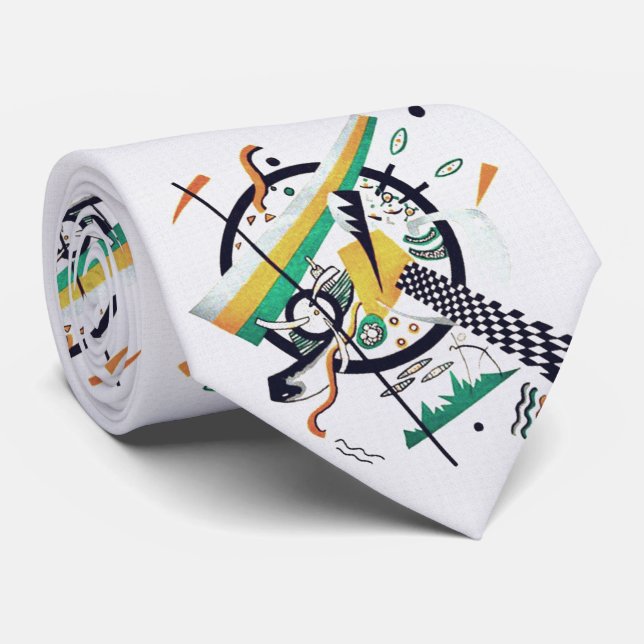 Cravate Plaque IV - Kandinsky (Roulé)