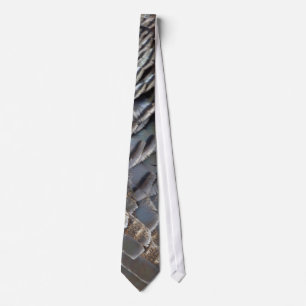 Cravate Plumes de Dindon Sauvage II Design Abstrait de la