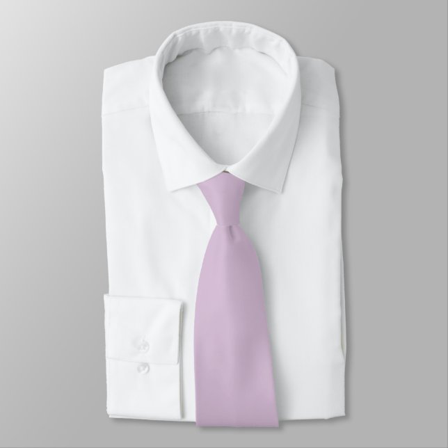 Cravate Poignée violet D8BFD8 Conception couleur solide (Attaché)