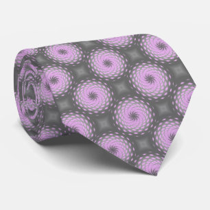 Cravate Point Motif Twirl Violet
