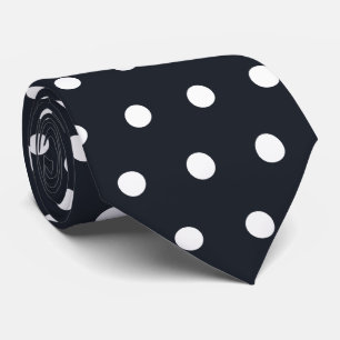 Cravate Points blancs classiques motif sans faille