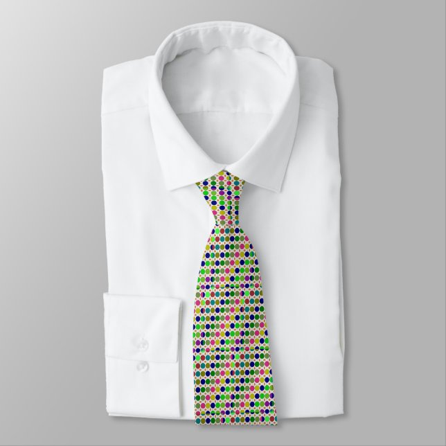 Cravate points colorés (Attaché)