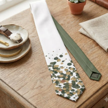 Points de confettis vert sauge et or