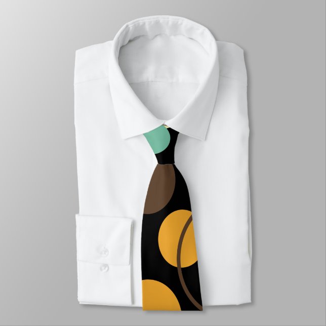 Cravate Points et cercles 02 (Attaché)