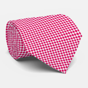 Cravate Points rouges blancs