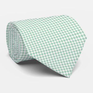 Cravate Points verts blancs