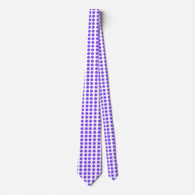 Cravate Pois pourpre (Devant)