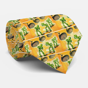 Cravate pois prenant des douches