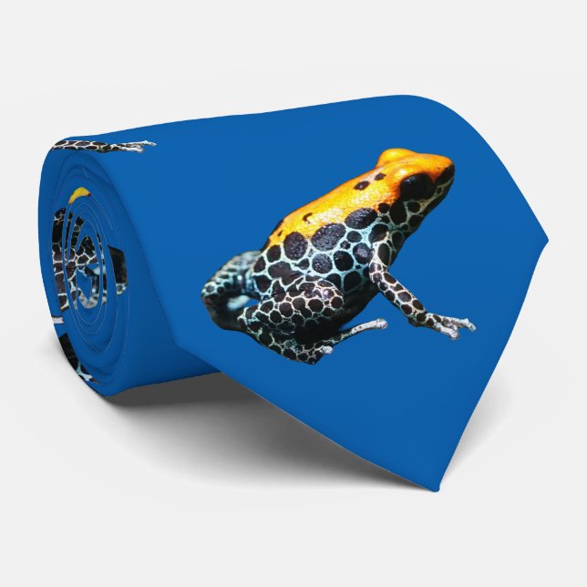 Cravate Poison grenouille (Roulé)